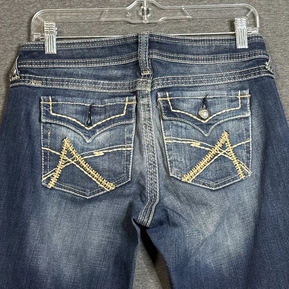 Ariat Jeans Womens 28Rx32 Blue Denim Pants Ruby Bootcut Western Cowgirl Casual - Picture 4 of 5